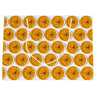 Citrus Oranje Multi-gift grote tas Groot Cadeauzakje