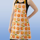 Citrus Oranje Pattern Schort