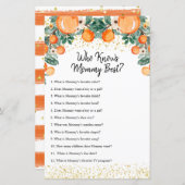 Citrus oranje Summer die mammie het beste spel ken (Voorkant / Achterkant)