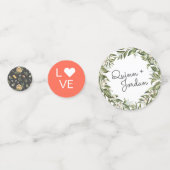 Citrus Orchard Boho Botanical Vrijgezellenfeest Confetti (Voorkanten)