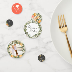 Citrus Orchard Boho Botanical Vrijgezellenfeest Confetti