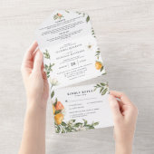 Citrus Orchard Botanique | Invitation de mariage t (Déchirure)