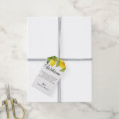 Citrus Orchard bruiloft welkomsttas Cadeaulabel (Met Touw)