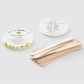 Citrus Orchard Trouwprogramma Hand Fans Handwaaier (Niet-gemonteerd)