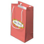Citrus Oval Rose Nom sac cadeau petit (Dos Angle)