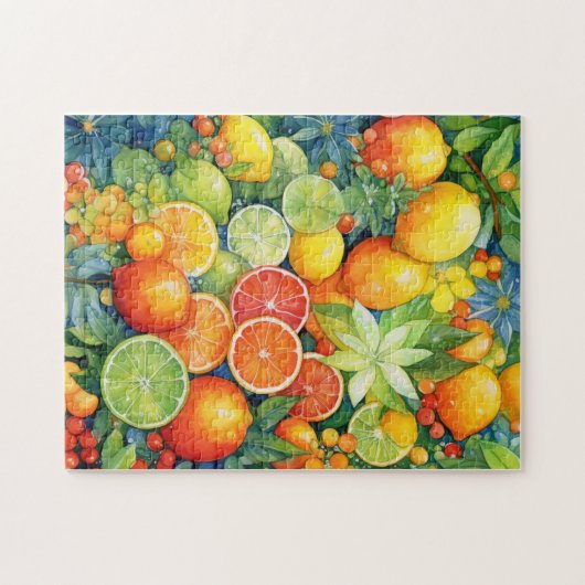 Citrus Party in Hete Dag Legpuzzel (Horizontaal)