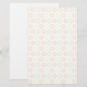 Citrus Patroon Stationery Briefpapier (Voorkant / Achterkant)