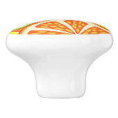 Citrus Pattern 2 Keramische Knop (Zijkant)