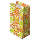 Citrus Pattern 2 Klein Cadeauzakje (Voorkant Gekanteld)