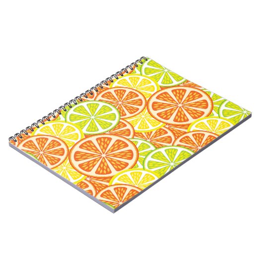 Citrus Pattern 2 Notitieboek (Linkerzijde)