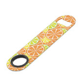 Citrus Pattern 2 Speed Flessenopener (Achterkant Gekanteld)