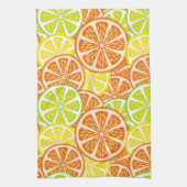 Citrus Pattern 2 Theedoek (Verticaal)