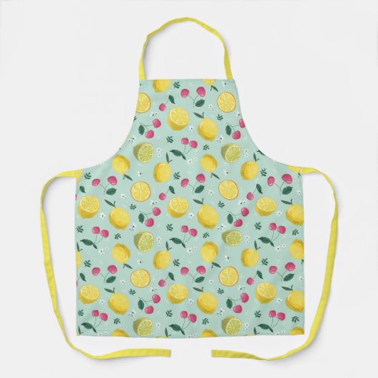 Citrus Pattern Apron Schort (Voorkant)