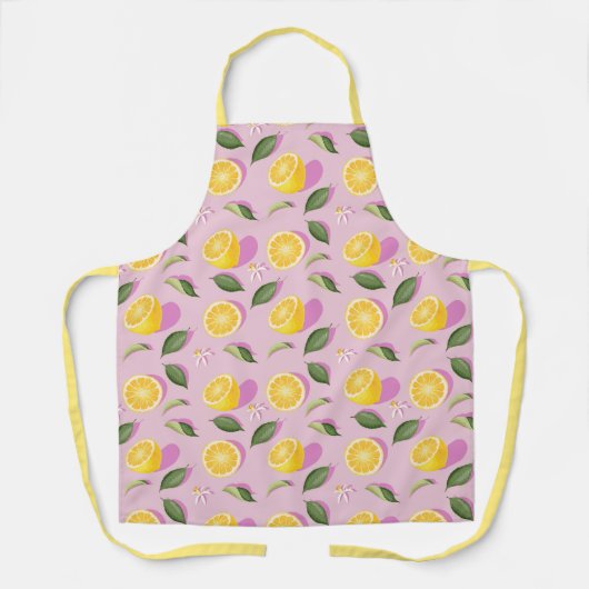 Citrus Pattern Apron Schort (Voorkant)