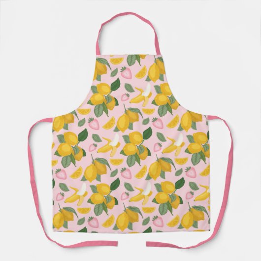 Citrus Pattern Apron Schort (Voorkant)
