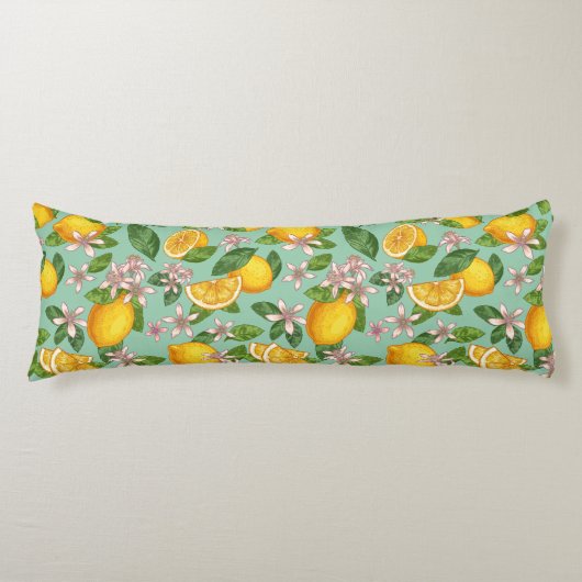 Citrus Pattern Body Pillow Lichaamskussen (Voorkant)