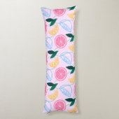 Citrus Pattern Body Pillow Lichaamskussen (Achterkant (Verticaal))