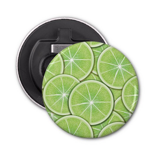 Citrus Pattern Button Flesopener (Voorkant)