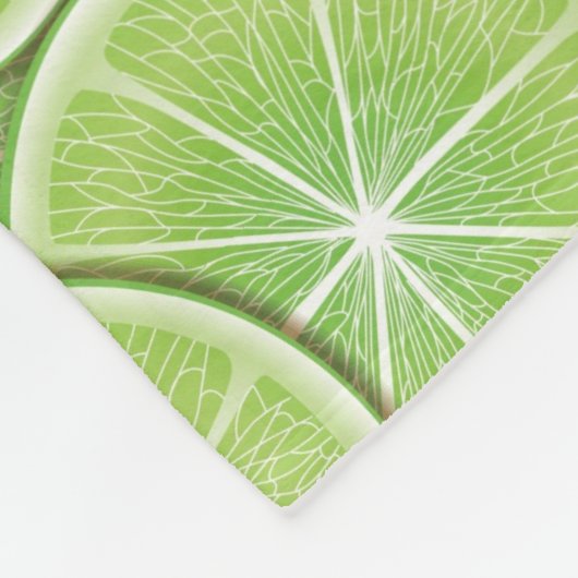 Citrus Pattern Fleece Deken (Hoek)