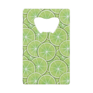 Citrus Pattern Kredietkaart Flessenopener