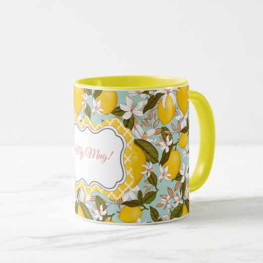 Citrus Pattern Mok (Voorkant rechts)