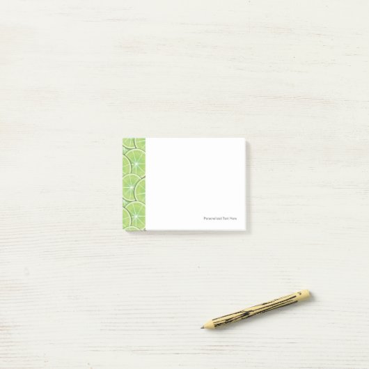 Citrus Pattern Post-it® Notes (Op bureau)