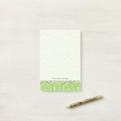 Citrus Pattern Post-it® Notes (Op bureau)