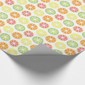 Citrus Pattern Wrapping Paper Cadeaupapier (Hoek)