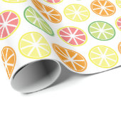 Citrus Pattern Wrapping Paper Cadeaupapier (Rol Hoek)