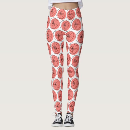 Citrus Pink Multi-Leggings Leggings (Voorkant)
