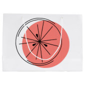 Citrus Pink sac cadeau grand (Dos)