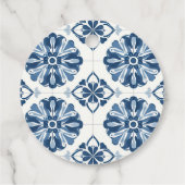 Citrus Positano Italiaans Vrijgezellenfeest Bedankjes Labels (Achterkant)