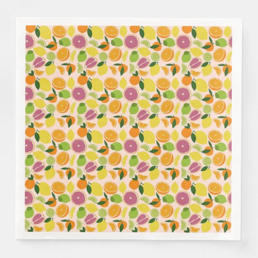 Citrus Print Servet (Voorkant)