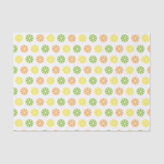 Citrus Print Tissue Paper Tissuepapier (Voorkant)