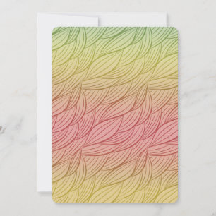 Citrus Punch Ombre Abstract Baby shower Kaart