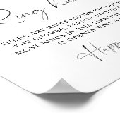 Citrus - Ring zoek spel bruiloft game Poster (Hoek)