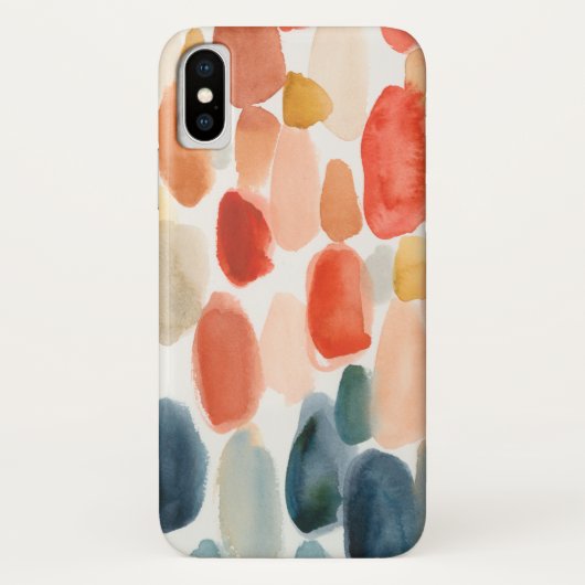 Citrus Season - Koraal- en Blauwe Stenen Case-Mate iPhone Case (Achterkant)