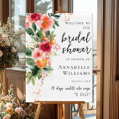 Citrus Sinaasappel en Bloemen Vrijgezellenfeest we Poster