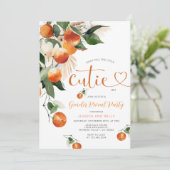 Citrus Sinaasappel Hij of Zij Groenery Geslacht On Kaart (Staand voorkant)