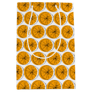 Citrus Sinaasappel Multi geschenkzak medium Medium Cadeauzakje