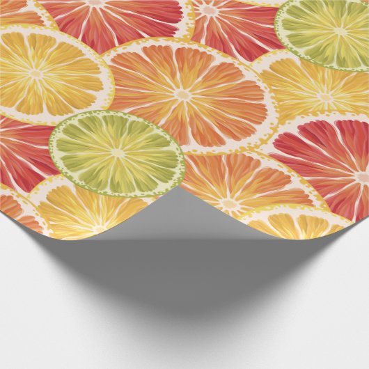 Citrus Slices Cadeaupapier (Hoek)