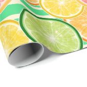 Citrus Slices Cadeaupapier (Rol Hoek)