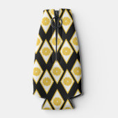 Citrus Slices in het moderne diamantpatroon Flesjeskoeler (Achterkant)