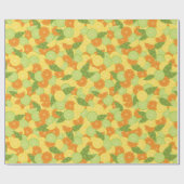 Citrus Slices met bladeren Cadeaupapier (Vlak)