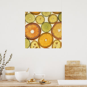 Citrus Slices Poster