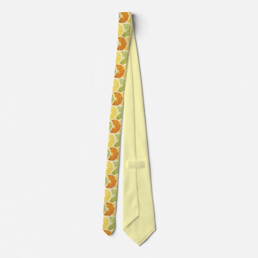 Citrus Slices Stropdas (Achterkant)