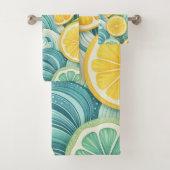 Citrus Spa Aquarelle Whimsical Citron & Lime (En situation)