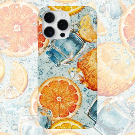 Citrus Spritz – Refreshing Tropical Citrus Fruits iPhone Hoesje