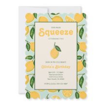 Citrus Squeeze Summer Birthday Uitnodigen