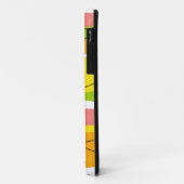Citrus Stripe 'Naam' iPhone hoesje (Achterkant/links)